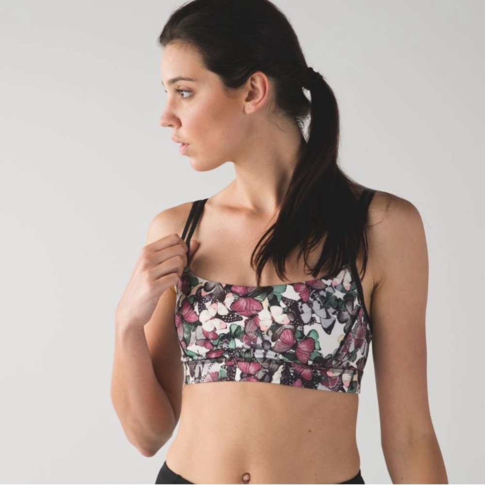Lululemon Straight Up Bra
So Fly Butterfly Angel Wing Mink Berry 2